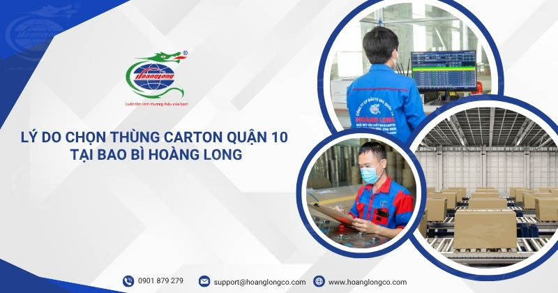 Lý Do Chọn Thùng Carton Quận 10 Tại Bao Bì Hoàng Long