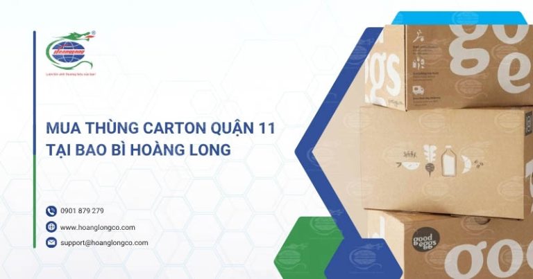Mua Thùng Carton Quận 11 tại Bao Bì Hoàng Long