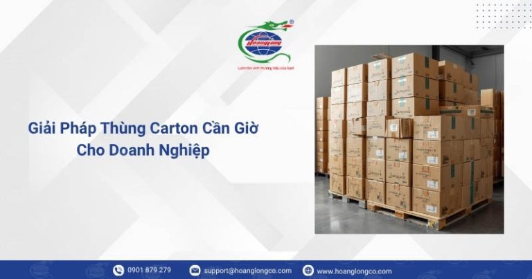 Giải pháp thùng carton Cần Giờ cho doanh nghiệp