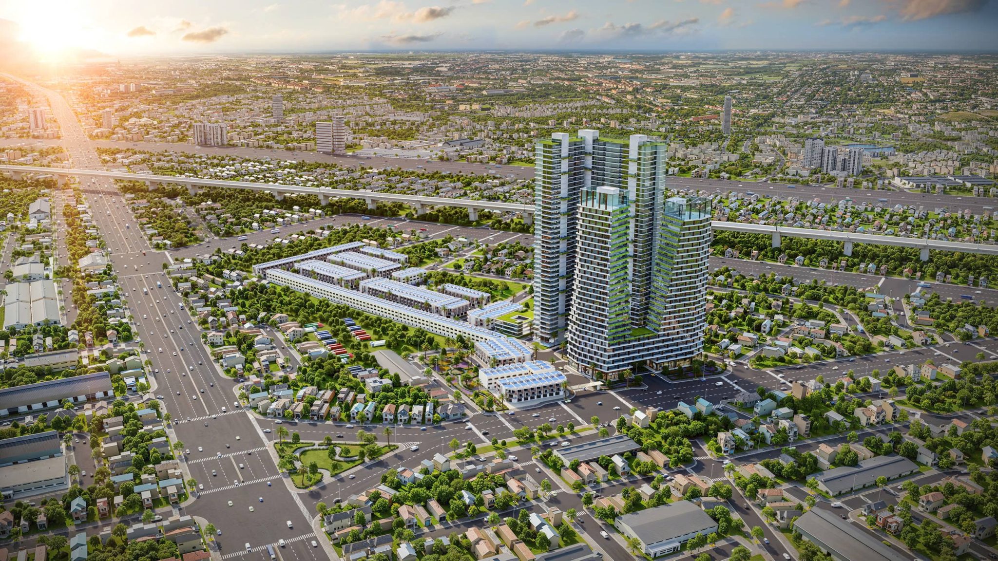 Nhà phố Golden Town Dĩ An