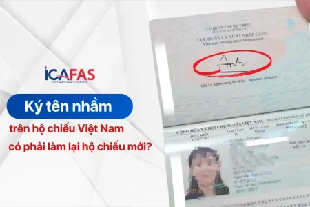 Ký tên nhầm trên hộ chiếu Việt Nam có phải làm lại hộ chiếu mới?